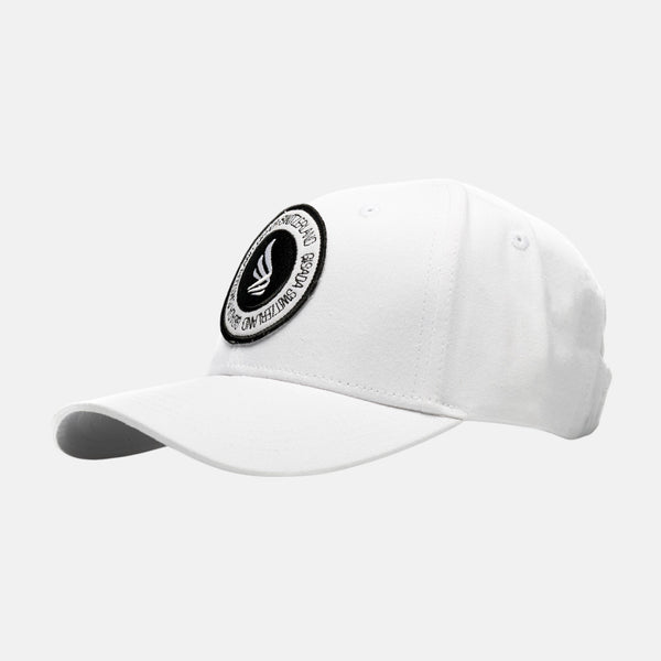 Gisada Iconic Patch Cotton Cap (WHITE)