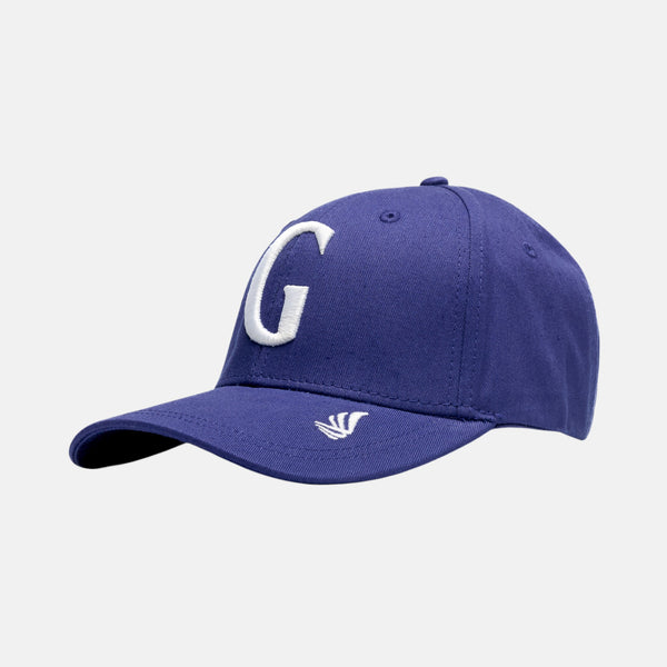 Iconic G Embroidered Cotton-Twill Cap (Navy)