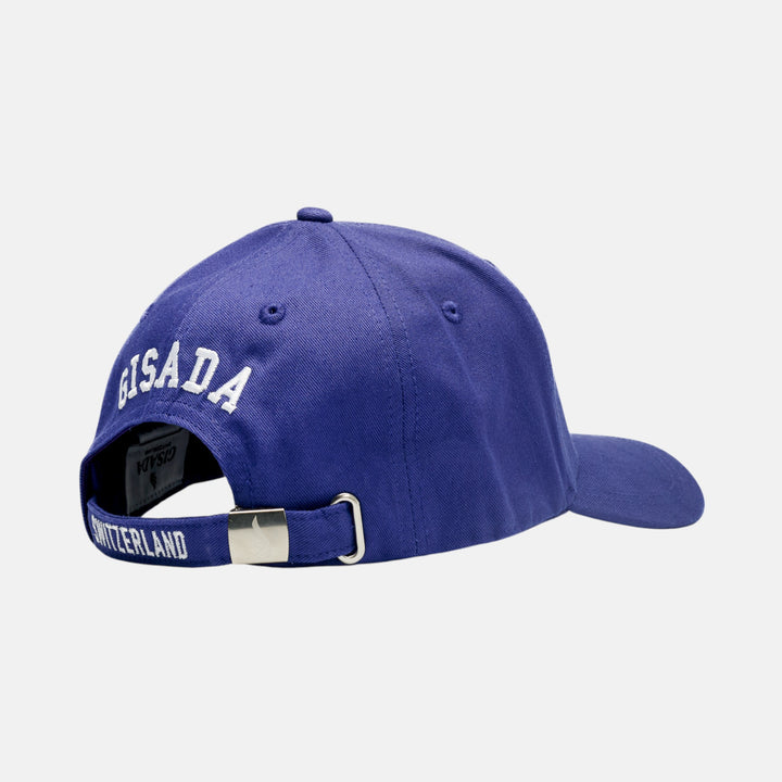 Iconic G Embroidered Cotton-Twill Cap (Navy)